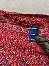 Old Navy 100% Polyester Paisley Red Sleeveless Blouse Size L - photo 7