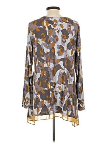 LOGO by Lori Goldstein Long Sleeve Blouse (view 2)