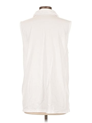Lands' End Sleeveless Button-Down Shirt (view 2)