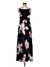 Dex Floral Black Casual Dress Size XS - photo 1