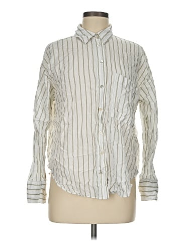 Zara Long Sleeve Button-Down Shirt (view 1)