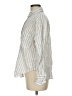 Zara Stripes Ivory Long Sleeve Button-Down Shirt Size M - photo 5