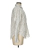 Zara Stripes Ivory Long Sleeve Button-Down Shirt Size M - photo 4