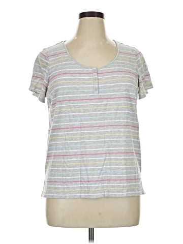 Charter Club Short Sleeve Henley (view 1)