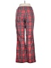 Boston Proper Plaid Red Casual Pants Size 8 - photo 2