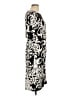 Connected Apparel Print Black Cocktail Dress Size 12 - photo 4
