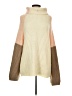 Lumiere Color Block Tan Turtleneck Sweater Size M - photo 1