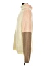 Lumiere Color Block Tan Turtleneck Sweater Size M - photo 5