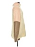 Lumiere Color Block Tan Turtleneck Sweater Size M - photo 4