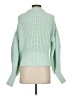 Zara Solid Green Pullover Sweater Size S - photo 2