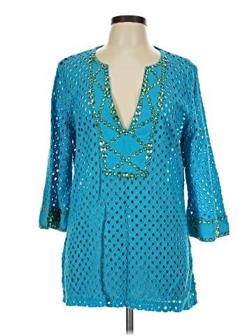 Soft Surroundings 3/4 Sleeve Blouse (view 1)