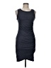 Leith Solid Gray Casual Dress Size M - photo 1