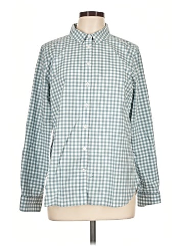 Garnet Hill Long Sleeve Button-Down Shirt (view 1)