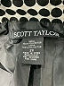 Scott Taylor 100% Polyester Checkered-gingham Black Coat Size 2X - photo 6