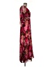 Xscape 100% Polyester Floral Pink Burgundy Cocktail Dress Size 6 (petite) - photo 4