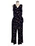 Kaileigh Floral Blue Jumpsuit Size XL - photo 1