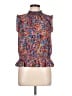 J.Crew 100% Polyester Blue Sleeveless Blouse Size 10 - photo 1