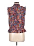 J.Crew 100% Polyester Blue Sleeveless Blouse Size 10 - photo 2