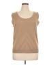 St. John Tan Sweater Vest Size XL - photo 1