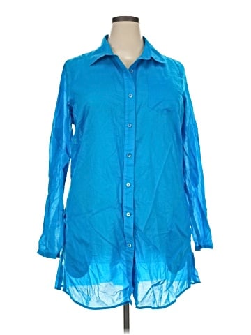 Lands' End Long Sleeve Button-Down Shirt (view 1)