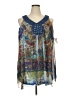 Style&Co 100% Polyester Blue Sleeveless Blouse Size 2X - photo 1