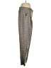 New Look Plaid Gray Tan Dress Pants Size 12 - photo 4