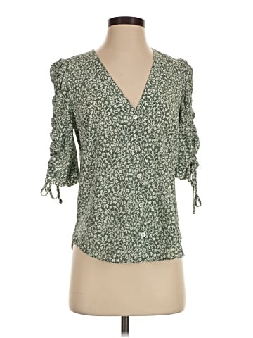 Veronica Beard 3/4 Sleeve Silk Top (view 1)