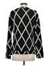 NOM Argyle Black Pullover Sweater Size S - photo 2
