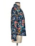 Express 100% Polyester Paisley Blue Long Sleeve Blouse Size S - photo 4