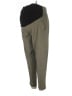 Seraphine 100% Polyester Color Block Green Dress Pants Size 12 Maternity - photo 1