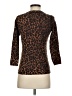 Talbots 100% Cashmere Animal Print Brown Cashmere Pullover Sweater Size XS - photo 2