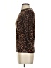 Talbots 100% Cashmere Animal Print Brown Cashmere Pullover Sweater Size XS - photo 5