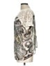 One World 100% Polyester Paisley Ivory Short Sleeve T-Shirt Size L - photo 5