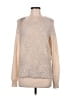 Ann Taylor Metallic Silver Pullover Sweater Size M - photo 1