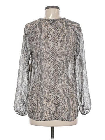 Ella Moss Long Sleeve Silk Top (view 2)