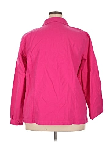 Lands' End 3/4 Sleeve Button-Down Shirt (view 2)
