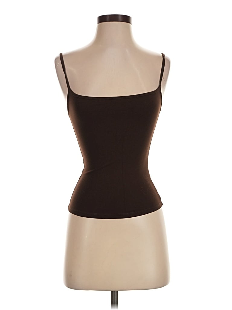 Pre-owned Garage Tank Top Brown Strapless Neckline Tops