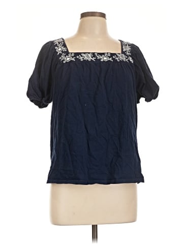 St. John's Bay Short Sleeve Blouse (view 1)