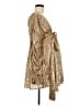 PrettyLittleThing 100% Polyester Gold Cocktail Dress Size 6 - photo 4