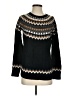 Talbots Fair Isle White Black Pullover Sweater Size XS - photo 1