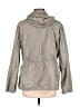 MICHAEL Michael Kors 100% Cotton Gray Raincoat Size S (estimated) - photo 2