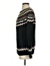 Talbots Fair Isle White Black Pullover Sweater Size XS - photo 5