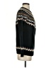 Talbots Fair Isle White Black Pullover Sweater Size XS - photo 4