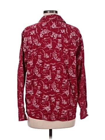 Karen Scott Sport Long Sleeve Button-Down Shirt (view 2)