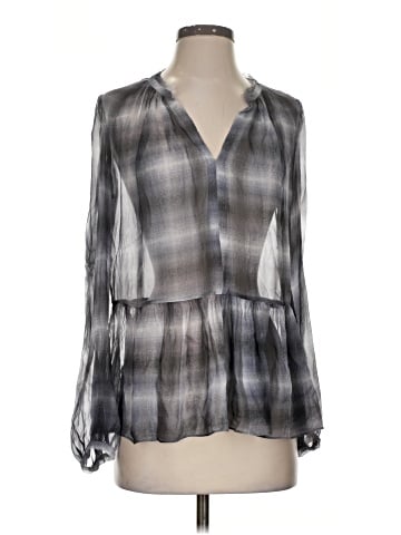 Rebecca Taylor 3/4 Sleeve Silk Top (view 1)