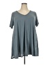 Janette Plus Gray Short Sleeve Top Size 3X - photo 1