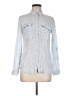 Express Blue Long Sleeve Button-Down Shirt Size M - photo 1