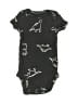 Carter's 100% Cotton Print Black Short Sleeve Onesie Size Newborn - photo 1