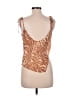 Camila Coelho 100% Polyester Brown Sleeveless Top Size M - photo 2