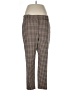 J.Crew Houndstooth Brown Wool Pants Size 12 - photo 1